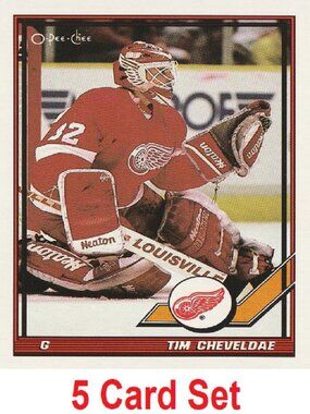 Tim Cheveldae Hockey Card Collection